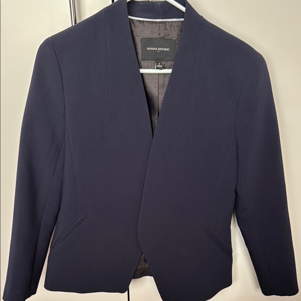 Banana Republic Navy Blazer like New